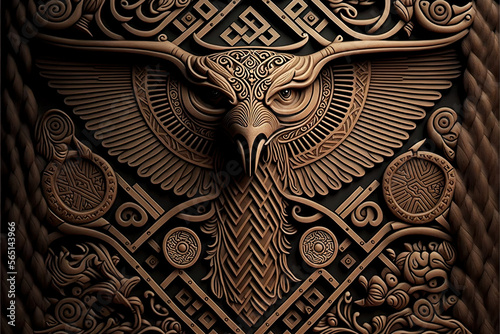 Abstract Viking Pattern