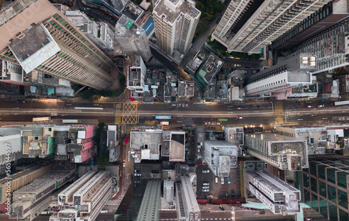 Architecture Drone Aerial Photography of Hong Kong