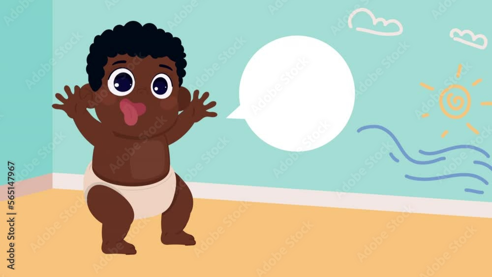 cute little baby character animation cute little baby character animation