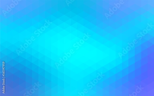 Blue Green Aqua Gradient Polygonal Geometric Pattern Background Vector Illustration