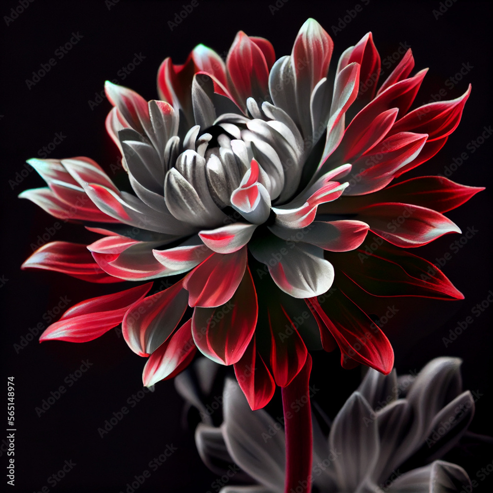 Infrared Flowers, AI Infrared Flowers, AI
