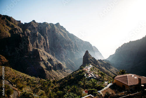 Tenerife, Masca valley. Mountains on Tenerife, Canary islans. Scenic mountain landscape.