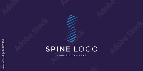 Creative Chiropractic Logo Design Template.