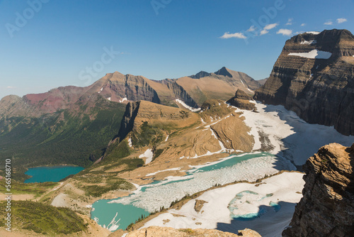 Grinnell Glacier on Sunny Day Glacier National Park photo