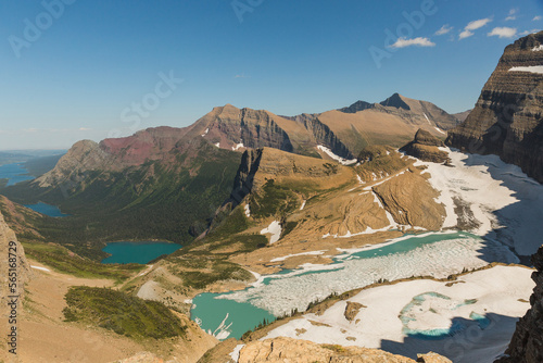 Grinnell Glacier on Sunny Day Glacier National Park photo