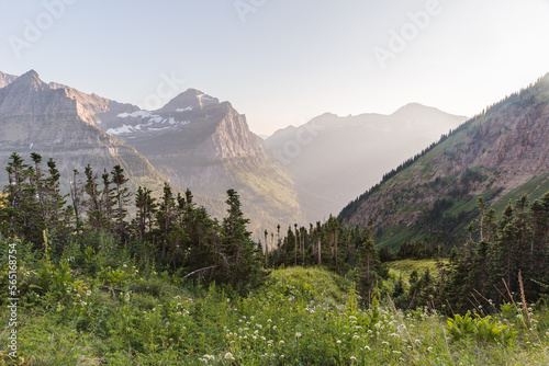 Sunrise Logan Pass Glacier National Park