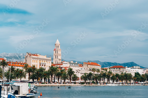 Waterfront of Split city, Dalmatia region, Croatia