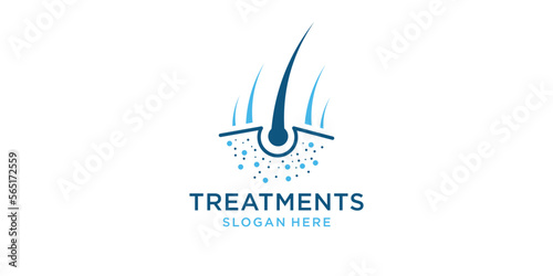 hair root icon vector illustration design template