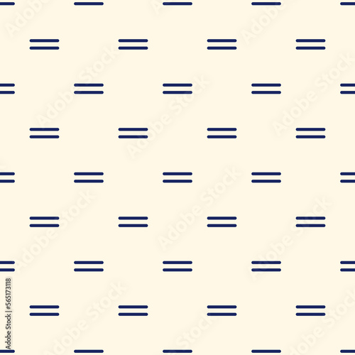 Seamless pattern with strokes. Mini horizontal lines. Dashes motif geometric ornament. Hatched minimalist background