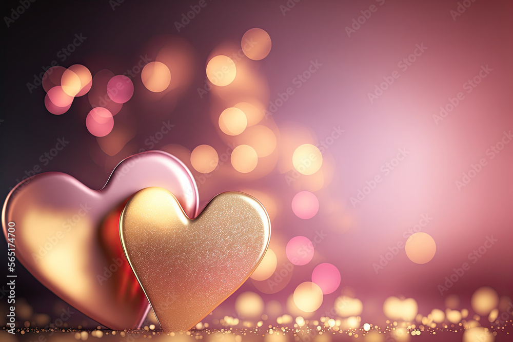 Valentine's day greeting card, Generative AI Valentine's day greeting card, Generative AI