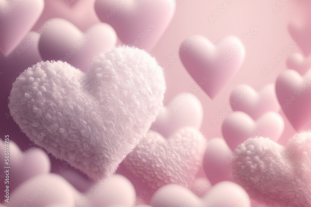 Valentine's day greeting card, Generative AI Valentine's day greeting card, Generative AI