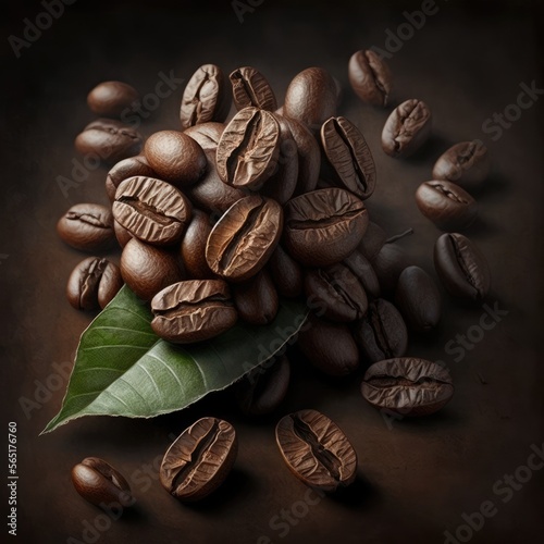 Freshly Roasted Coffee Beans © Damian Sobczyk
