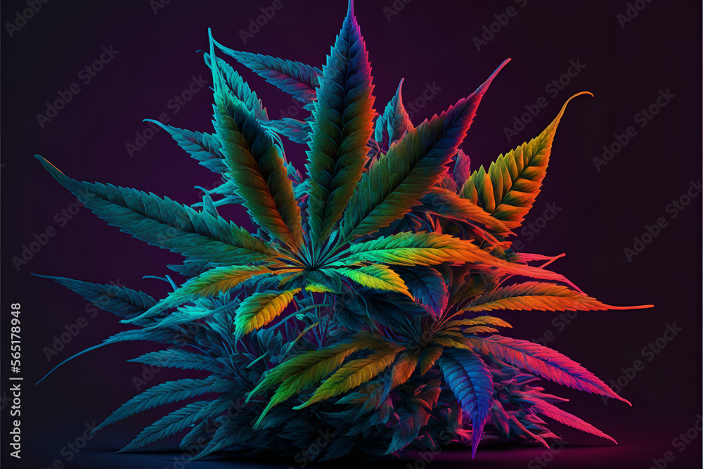 cannabis leaf background - obrazy, fototapety, plakaty 