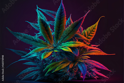 cannabis leaf background