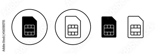 Sim card icon vector for web and mobile app. dual sim card sign and symbol