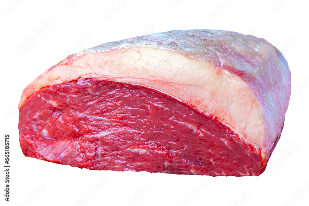 Fototapeta premium Raw Picanha, Traditional Brazilian meat cut Picanha