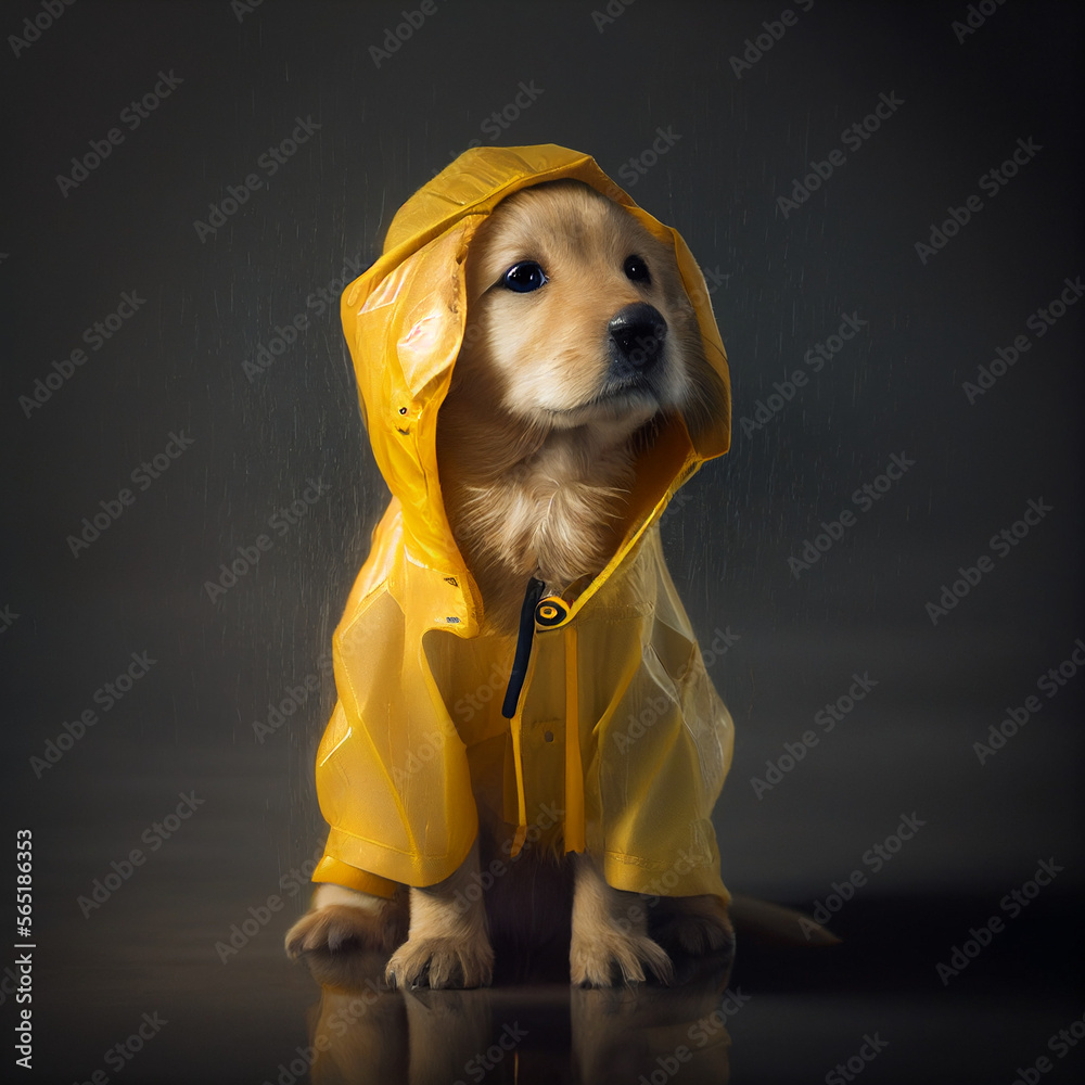 Raincoat best sale golden retriever