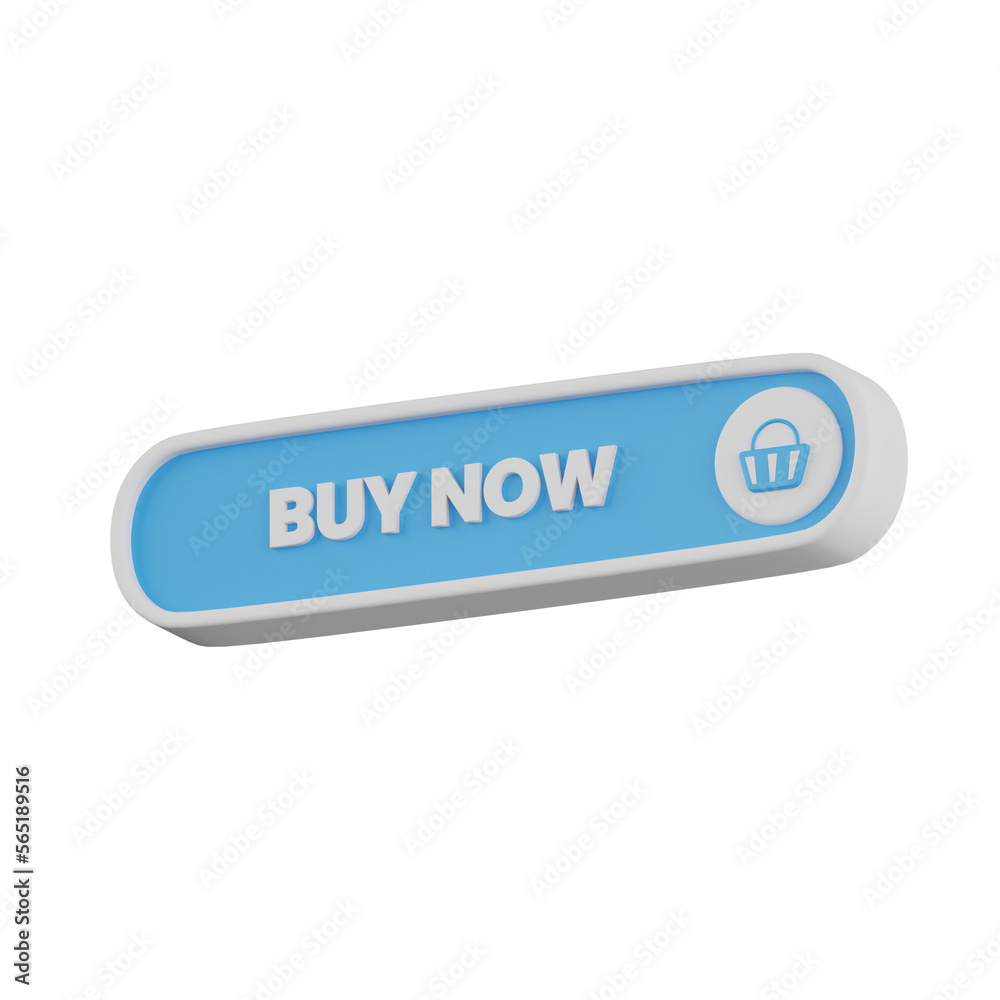 Buy Now Button 3D Illustration Buy Now Button 3D Illustration
