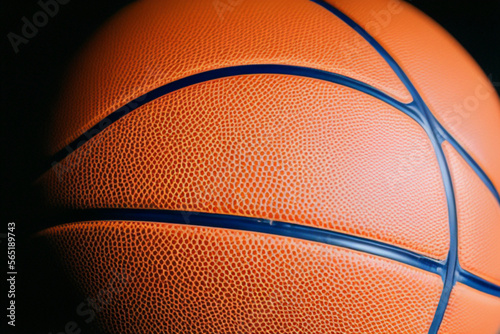 basketball close up,Generative IA © Eduardo