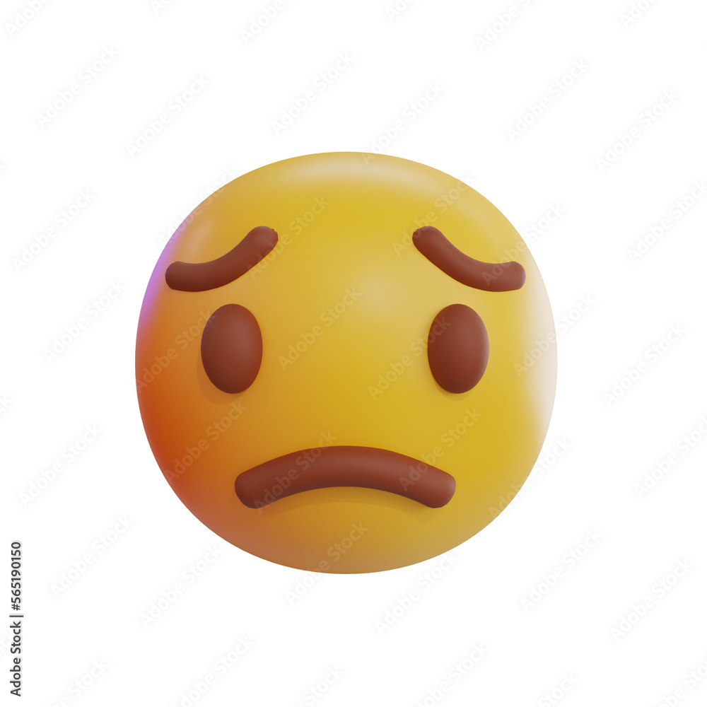 Fototapeta premium Cry 3D Emoji