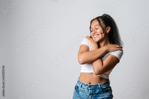 Fotografia, Obraz Girl with great self-esteem and positivism