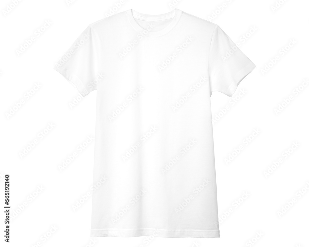 ドレープのある白いＴシャツ