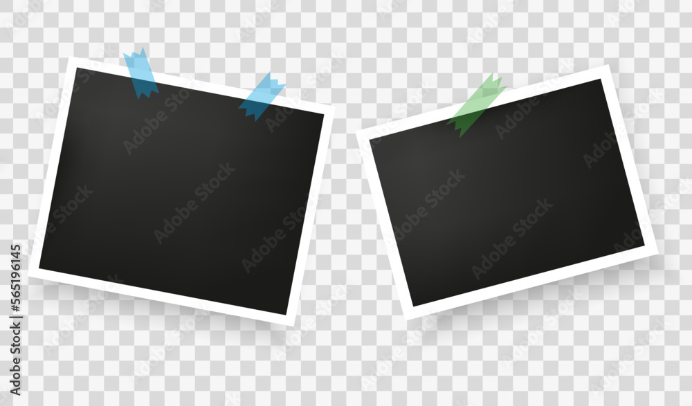 Set of Template Photo Frame Mockup.Empty photo.Vector Illustation Set of Template Photo Frame Mockup.Empty photo.Vector Illustation