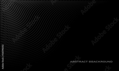 minimalist background with abstract lines on the top left