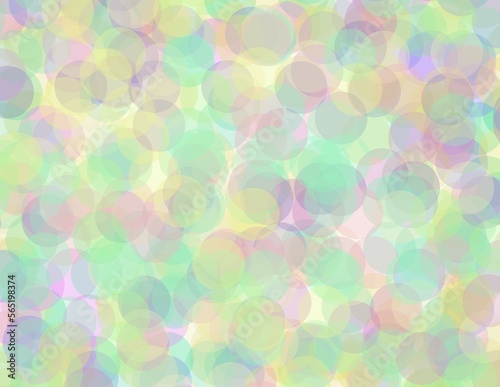 Abstract colorful background with bubbles © LineDP