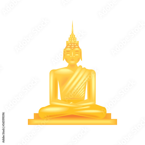 Buddha gold statue