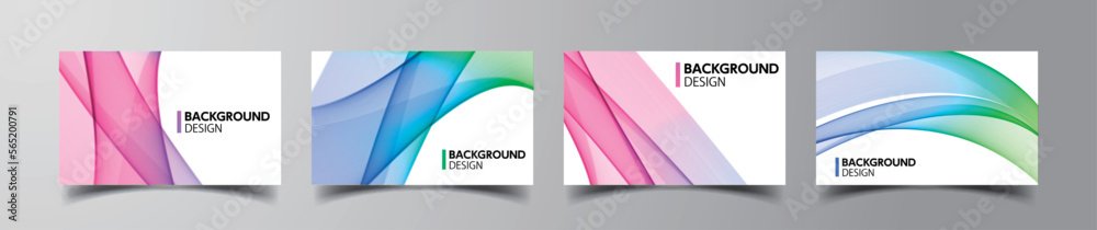 Obraz premium 美しいレインボーカラーの模様。抽象的な背景デザイン。Z世代向けネオンカラーのデザイン