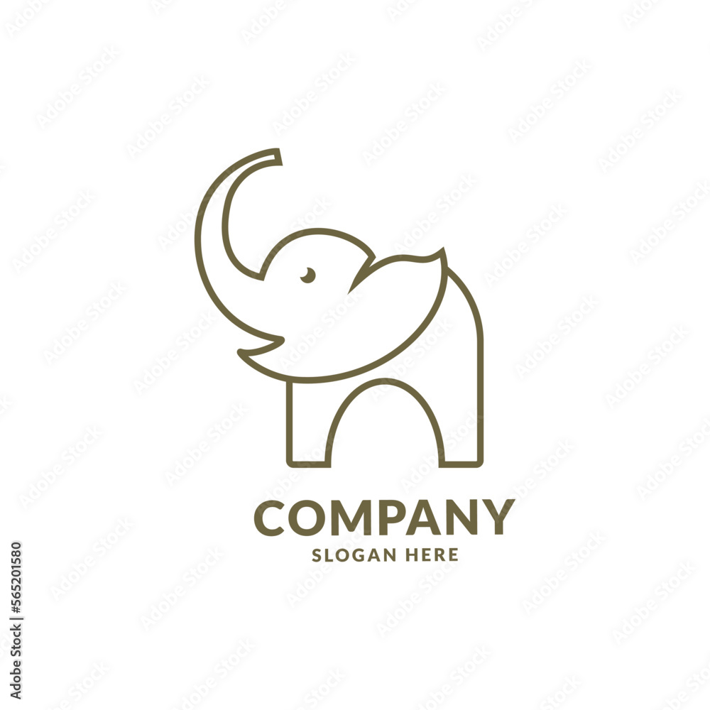 elephant logo vector icon illustration elephant logo vector icon illustration