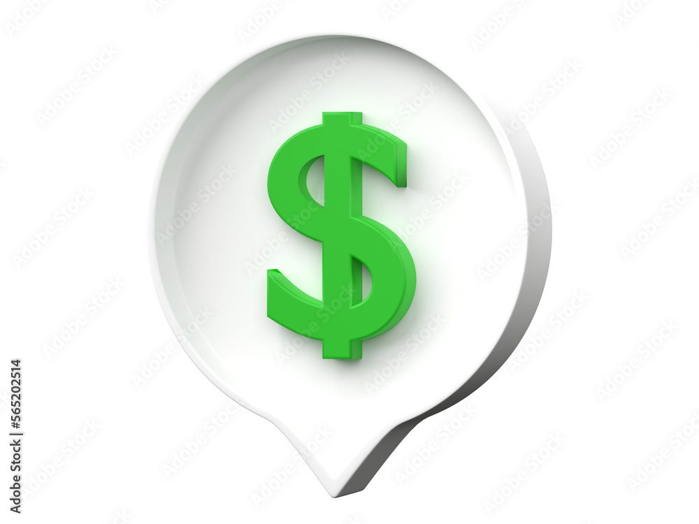 3D Dollar sign inside of a pin isolated on transparent background PNG file format. 3D Dollar sign inside of a pin isolated on transparent background PNG file format.
