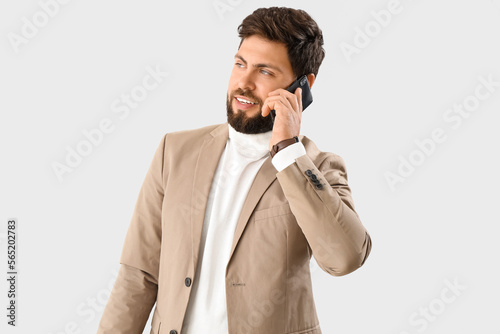 Handsome young businessman ...