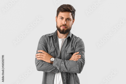 Handsome young businessman ...