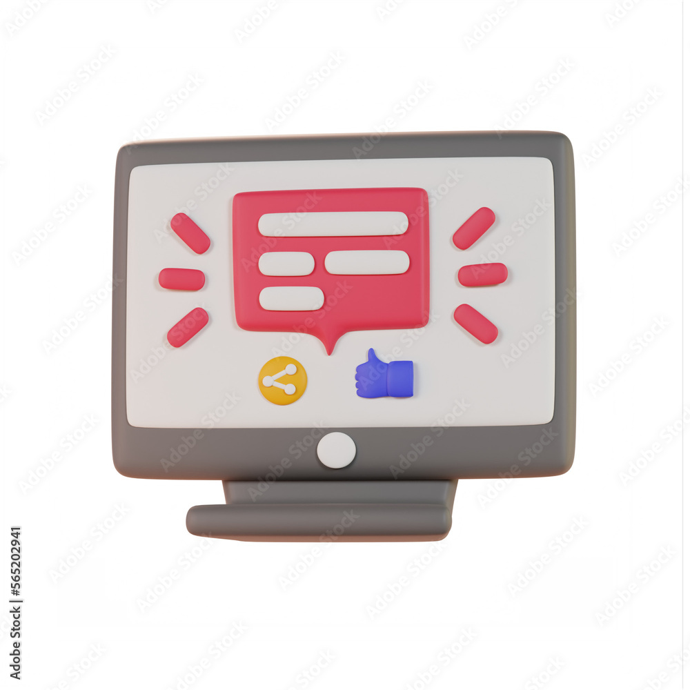 3d rating user feedback icon illustration 3d rating user feedback icon illustration