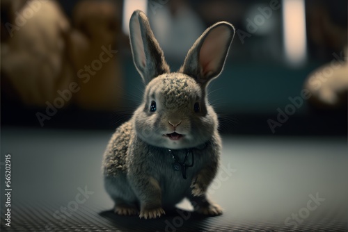 easter bunny realistic illustration