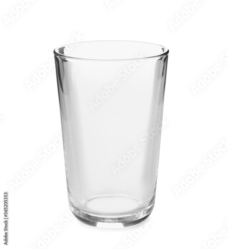 Empty glass isolated on whi...