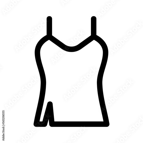 camisole icon or logo isolated sign symbol vector illustration - high quality black style vector icons