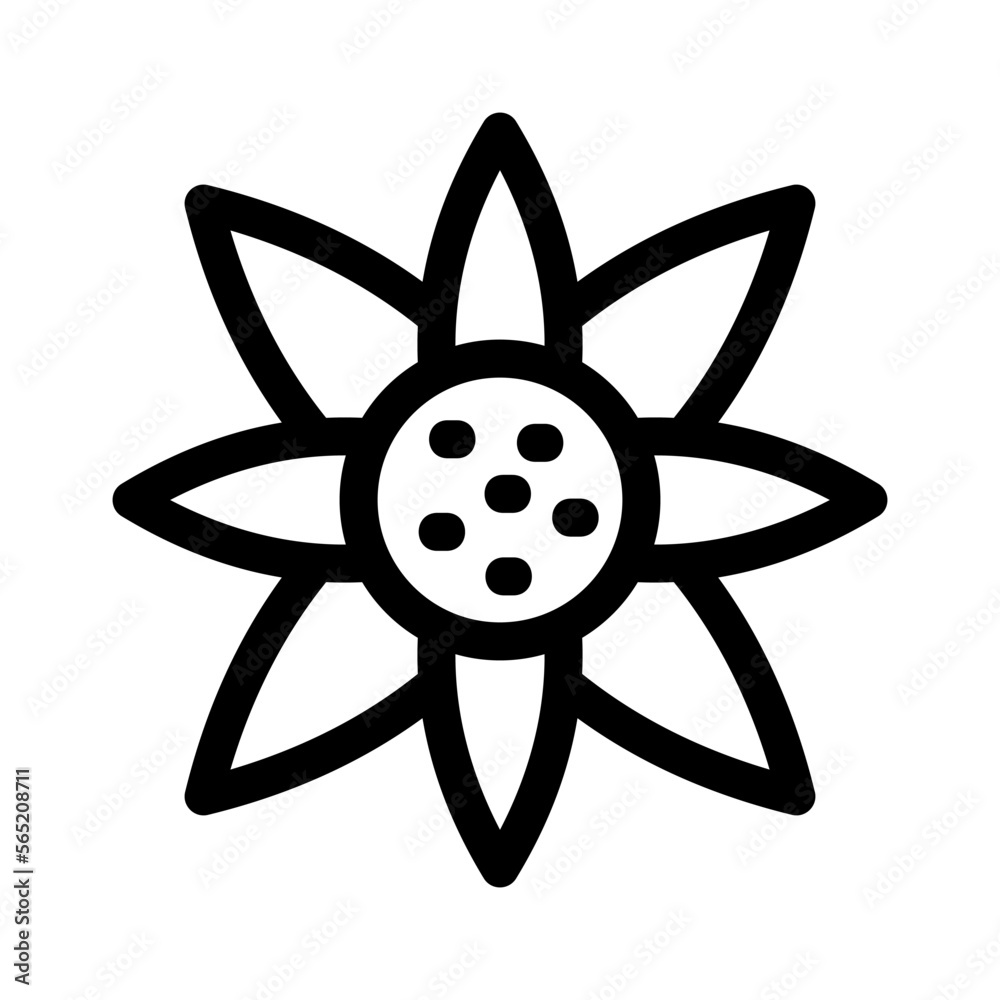 flower icon or logo isolated sign symbol vector illustration - high quality black style vector icons flower icon or logo isolated sign symbol vector illustration - high quality black style vector icons