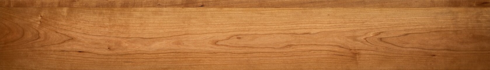Wide textured background. Wide format cherry wood plank texture background. Wooden planks texture background. Wood texture background.