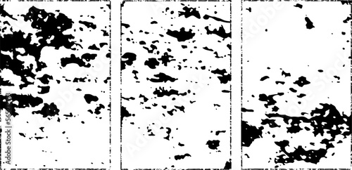 Wallpaper Mural Set of grunge urban textures. Texture of spots, stains, ink, dots, scratches. Damaged backdrop. Dirty artistic design element. Simply place textures over any object to create grungy effect Torontodigital.ca