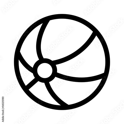 ball icon or logo isolated sign symbol vector illustration - high quality black style vector icons