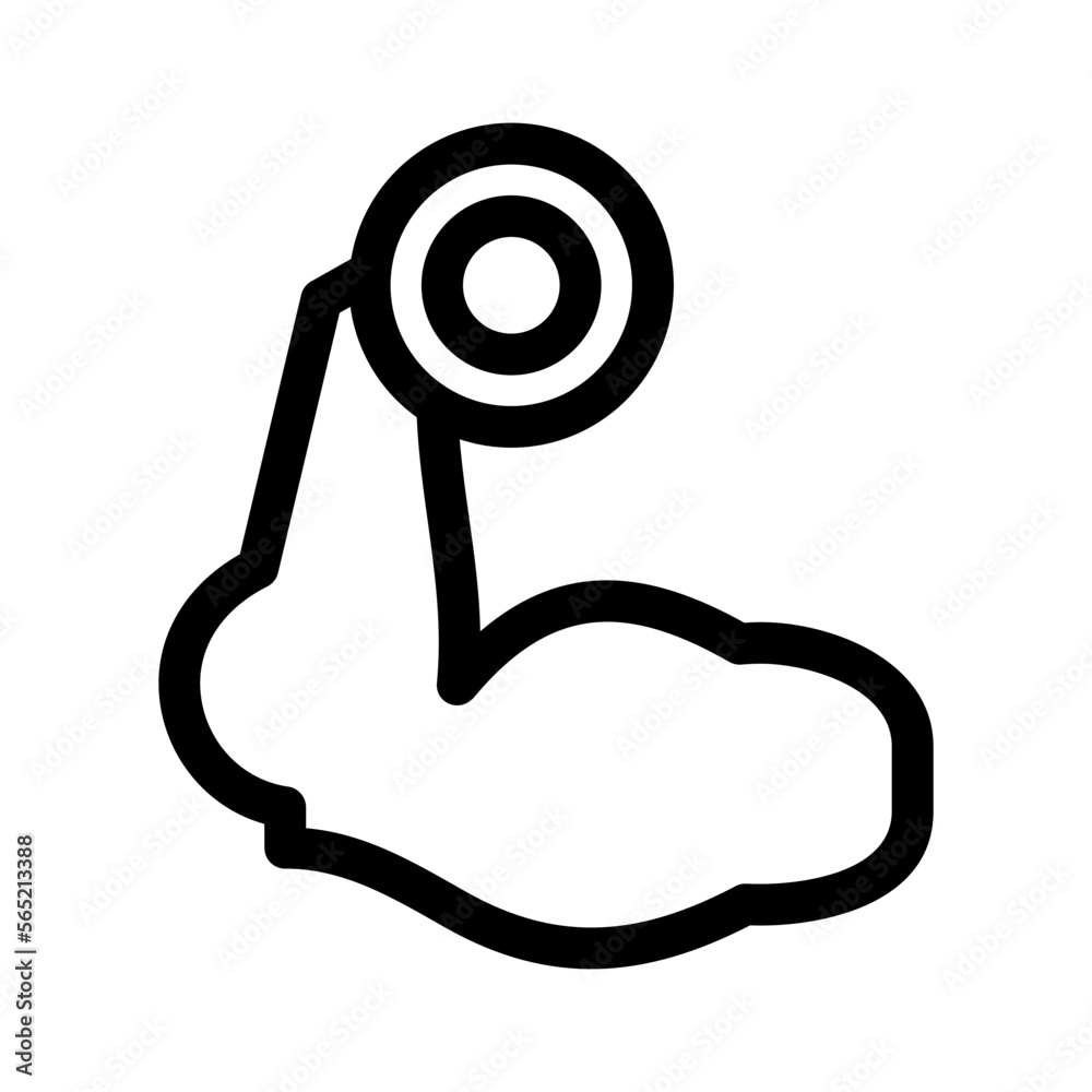 biceps icon or logo isolated sign symbol vector illustration - high quality black style vector icons biceps icon or logo isolated sign symbol vector illustration - high quality black style vector icons