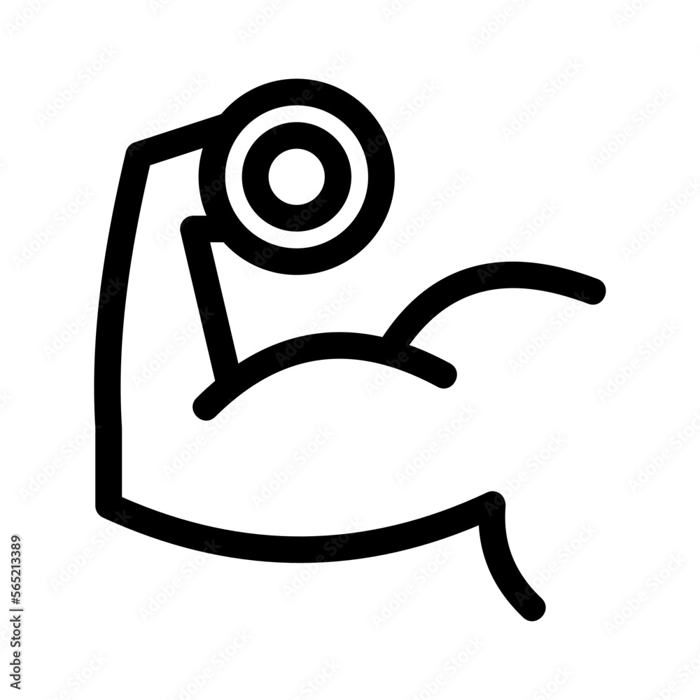biceps icon or logo isolated sign symbol vector illustration - high quality black style vector icons biceps icon or logo isolated sign symbol vector illustration - high quality black style vector icons