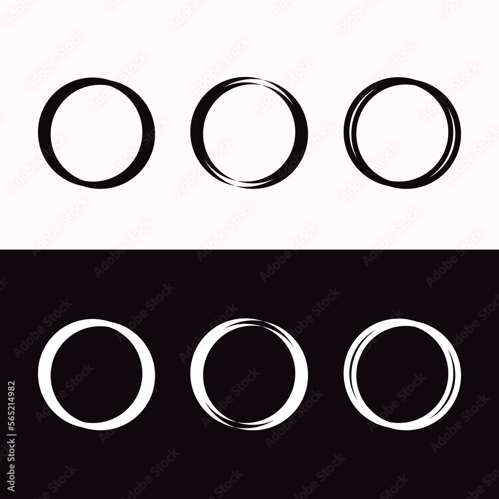 Circle vector logo template design . Circle Icon . Circle silhouette Circle vector logo template design . Circle Icon . Circle silhouette