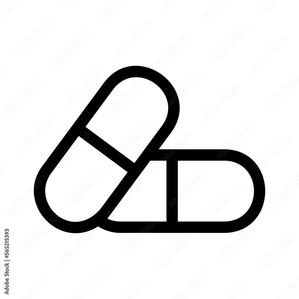 pills icon or logo isolated sign symbol vector illustration - high quality black style vector icons pills icon or logo isolated sign symbol vector illustration - high quality black style vector icons