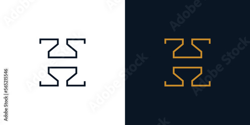 Strong and unique H logo design