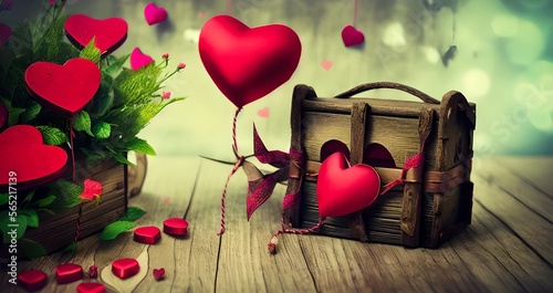 valentine's day conccept ba...