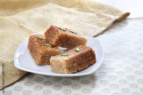Milk Cake is a Popular Sweet in North India specially in Rajasthan State.